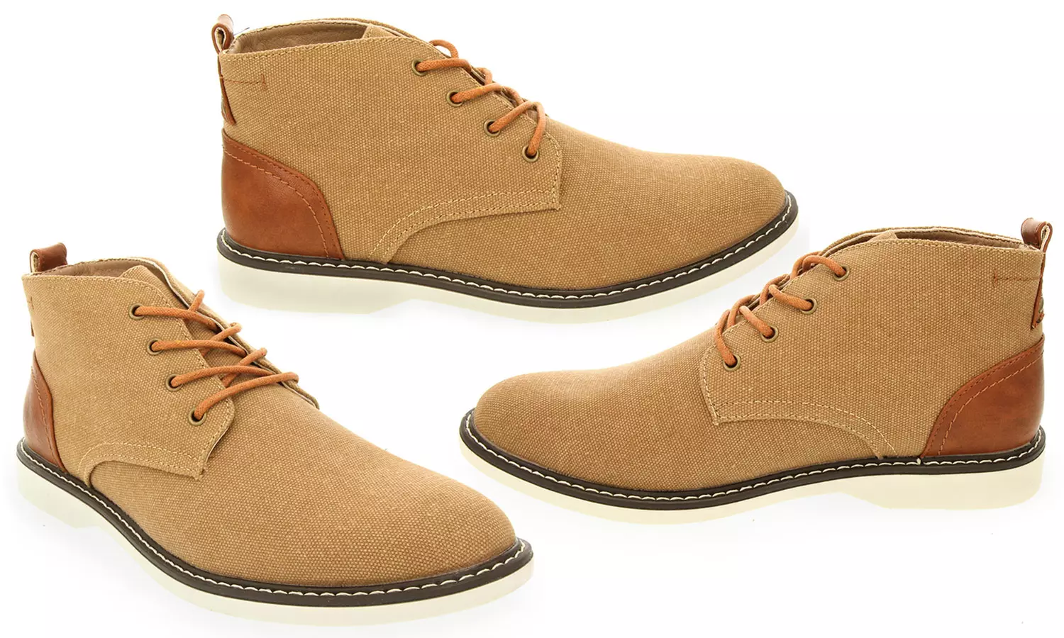 London Fog Men's Canvas Chukka Boots - Second Medium