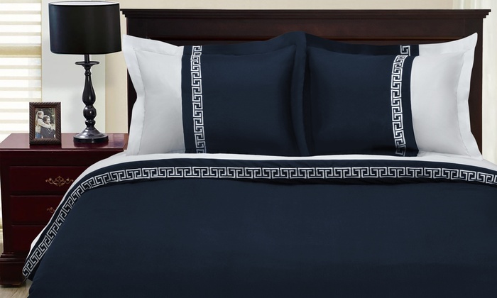 Up To 56 Off On Superior Duvet Cover Set 3 Pc Groupon Goods