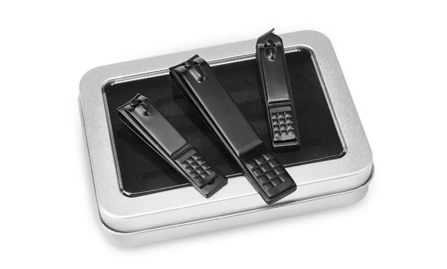 Image 3: Set de 3 coupe-ongles et boîtier