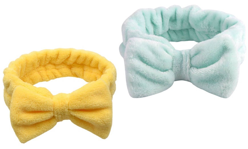 Image 10: Bow Plush Headband