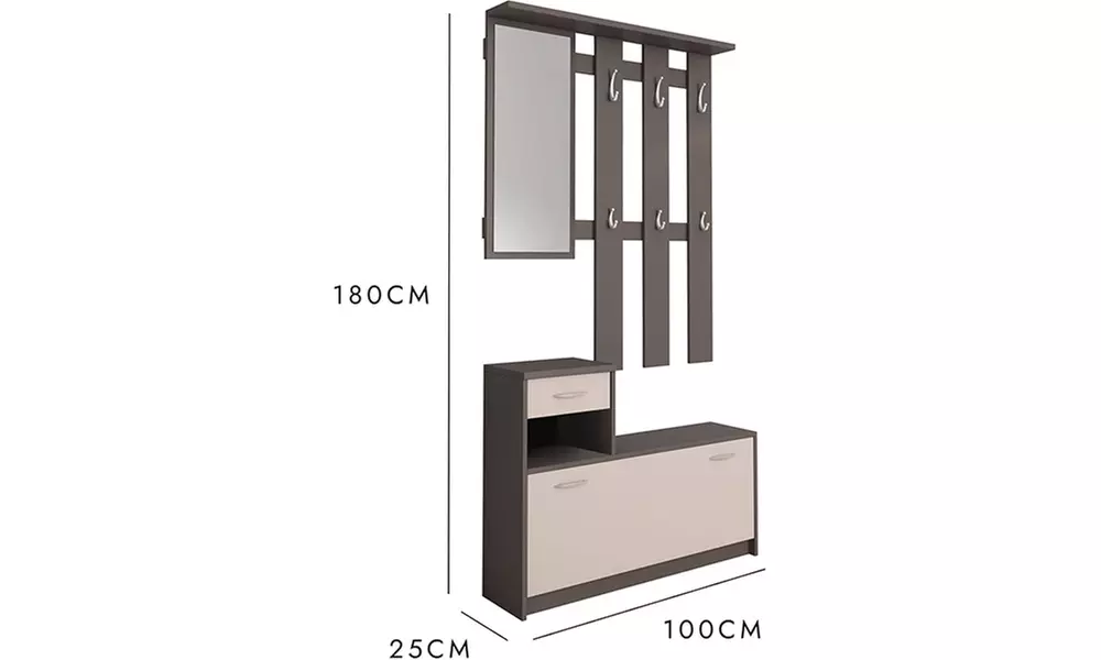 Conjunto de muebles para la entrada