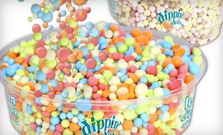 Two or Four Large Cups of Dippin' Dots Ice Cream at Dippin' Dots (55% Off) - Primary Image