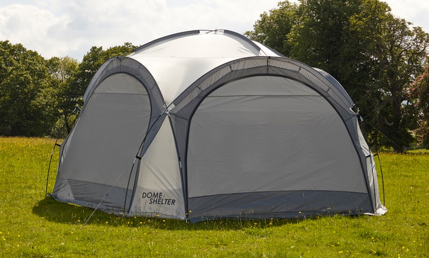 Image 3: Dome Event Shelter with Removable Shade Walls