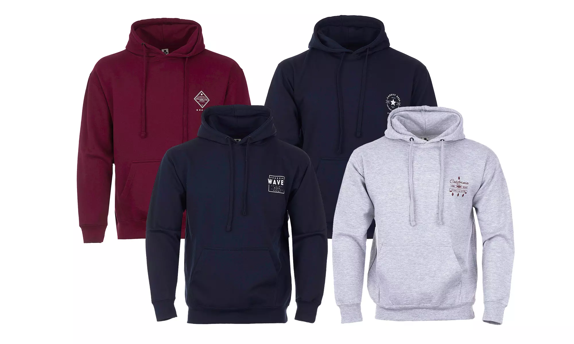 Lot de 2 sweats à capuche, doublure molletonnée - Primary Image