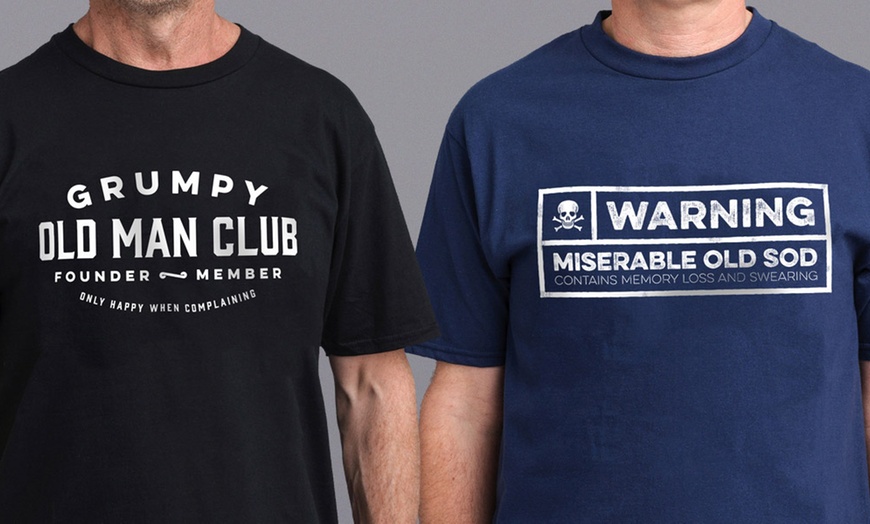 Mens Grumpy Old Man Club T Shirt Groupon Goods 