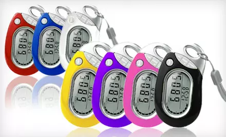 $10 for a Pedusa Tri-Axis Multifunction Pocket Pedometer ($25 List Price). Free Shipping. Seven Colors Available. - Primary Image