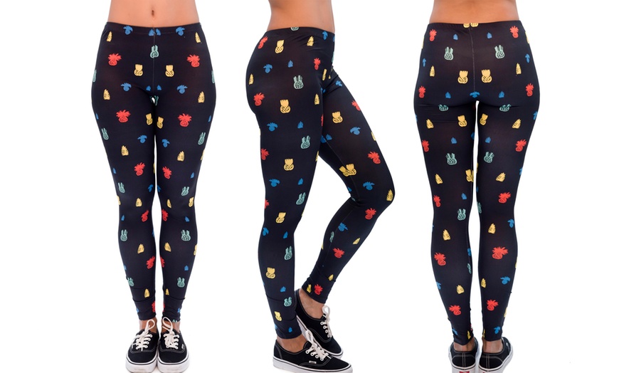 Image 15: Kukubird Novelty Leggings