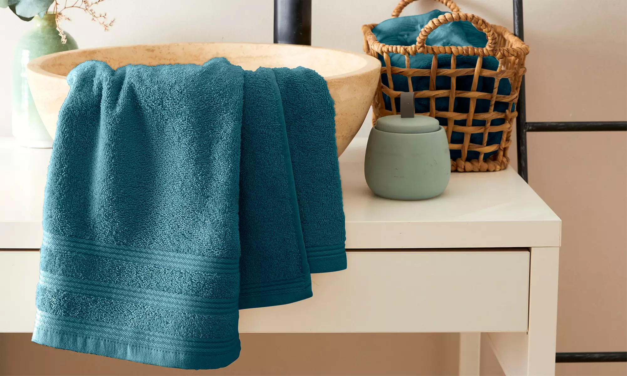 Pack complet serviettes éponge 10 pièces