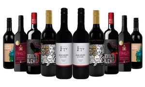 10-Pack of Fiery Red Mixed Wines