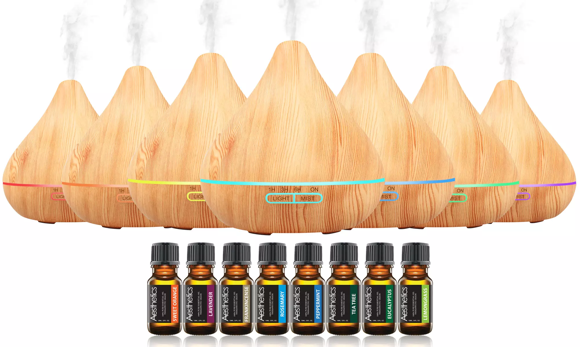 Aesthetics Ultrasonic Diffuser with Essential Oils (8-Pack) - Second Medium