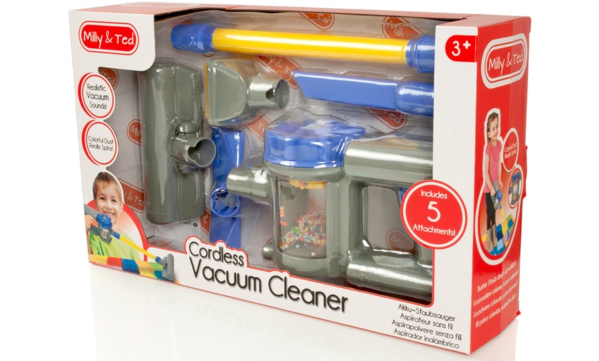 Image 4: Milly & Ted Cordless Toy Vacuum Cleaner