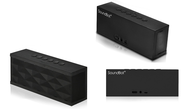 soundbot sb571 portable wireless bluetooth speaker with 12w output hd bass