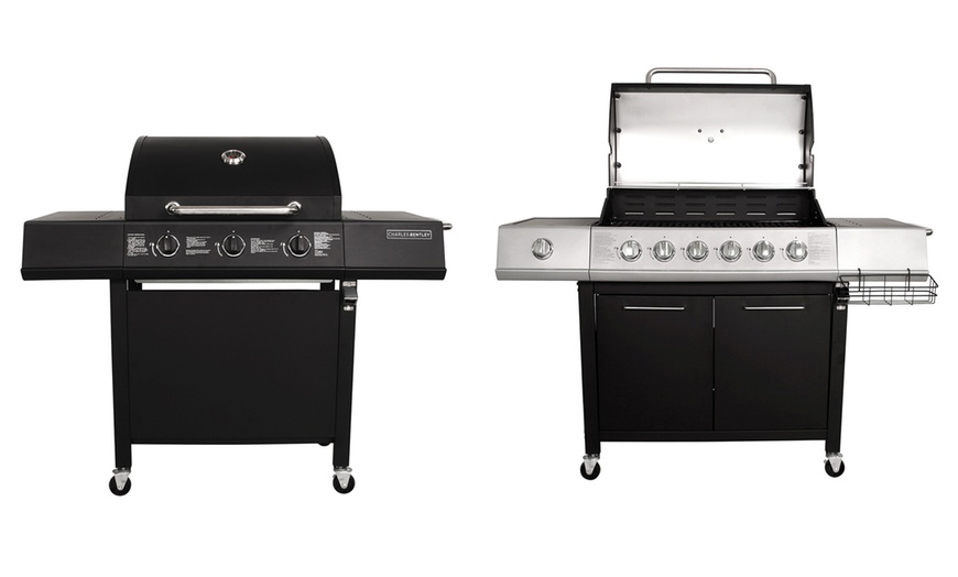 Charles bentley 5 outlet burner premium gas bbq