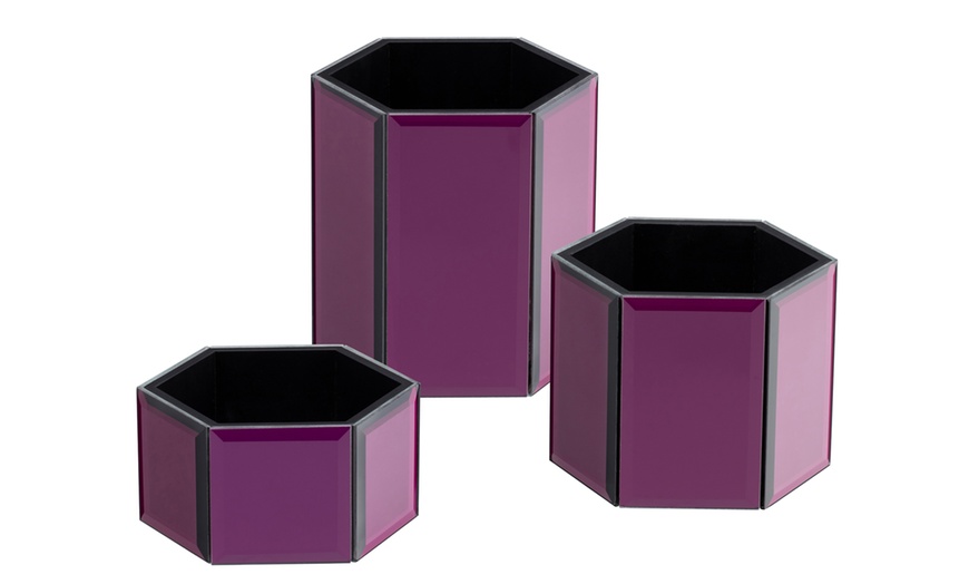 Image 14: Glass Cosmetic Pot Set