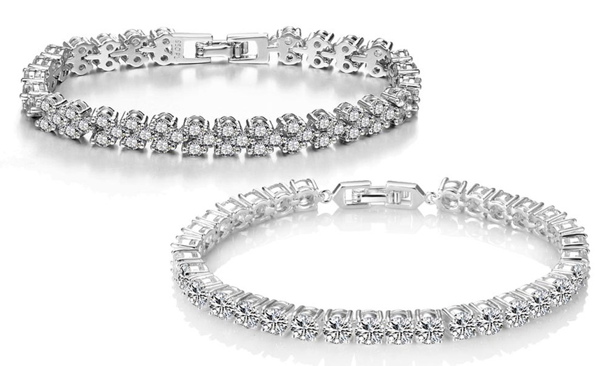 Image 1: Philip Jones Platinum Bracelet