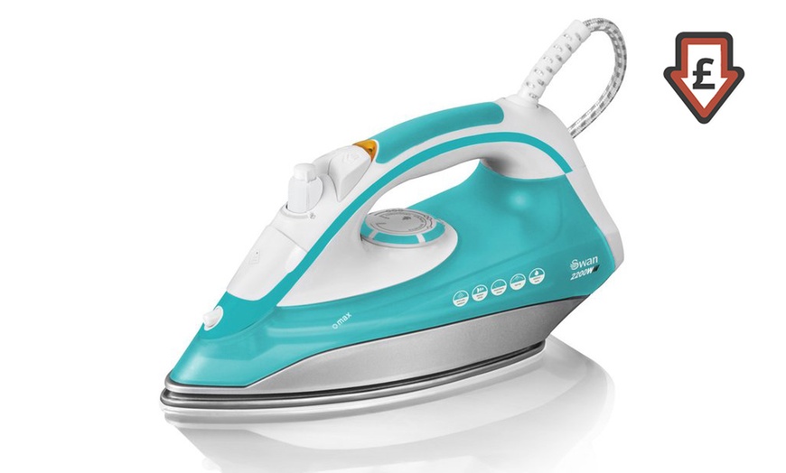 Image 1: Swan 2200W Steam Iron