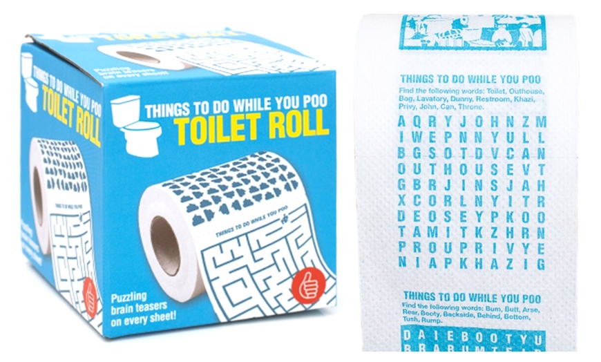 Image 1: Brain Teaser Toilet Paper Roll