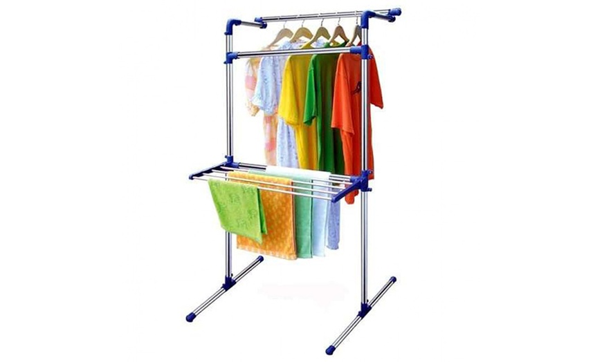 Image 4: Clothes Hangers and Drying Racks