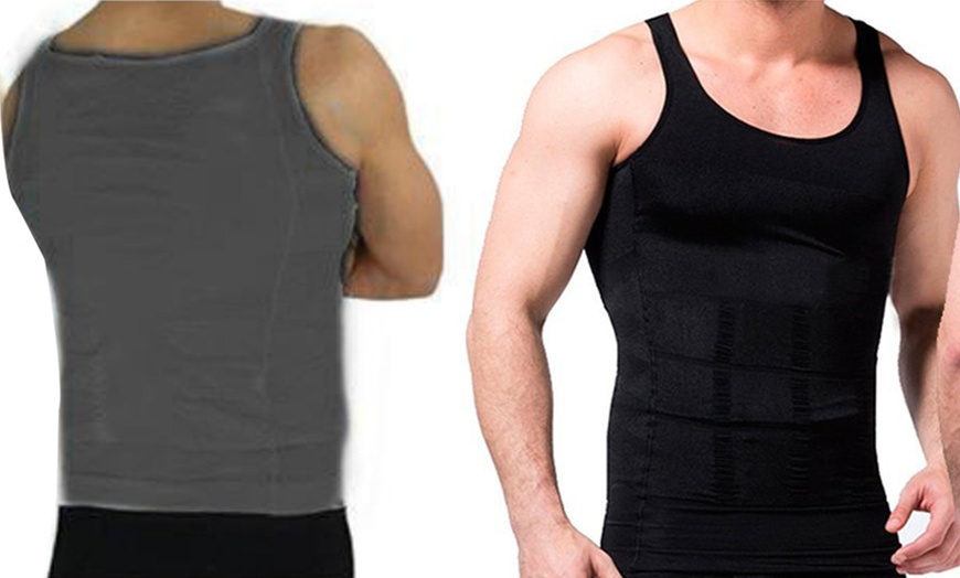 Image 9: Men’s Body Shaping Vest