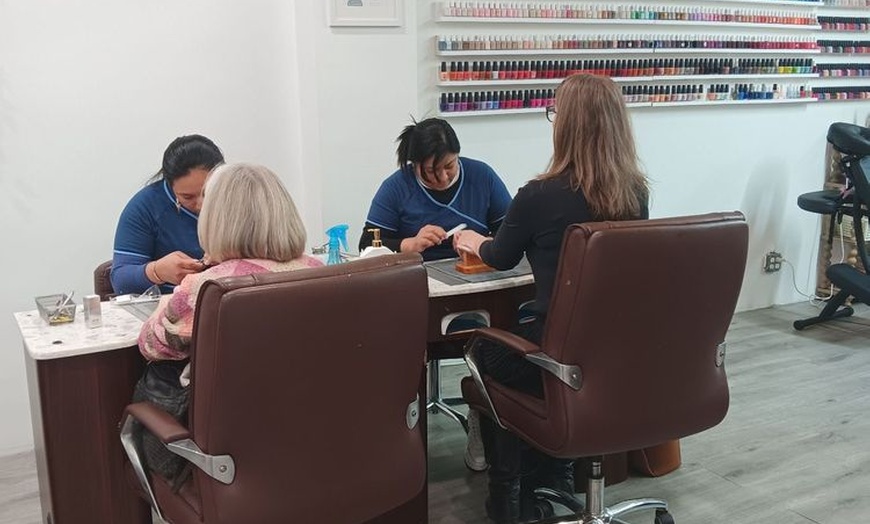 Image 2: Gel Mani, Gel Pedi, or Classic or Gel Mani-Pedi 