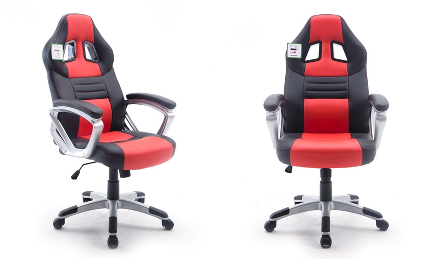 Image 3: Racing-Style Office Chair