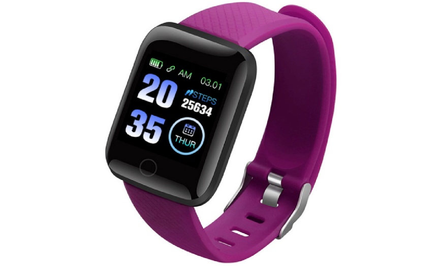 Image 5: 116plus Bluetooth Sports Smartwatch