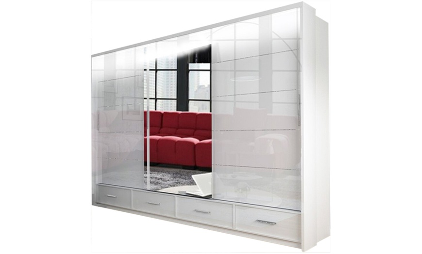 Image 9: Sycylia Gloss Sliding Door Wardrobes