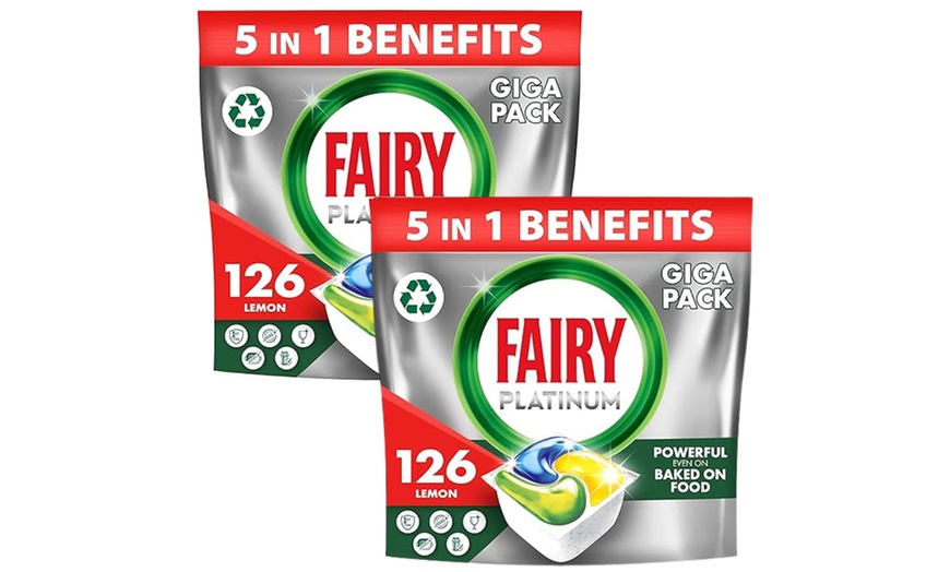 Image 1: 252x oder 378x Fairy Platinum Spülmaschinentabs (bis zu 0,31€/Stk.)