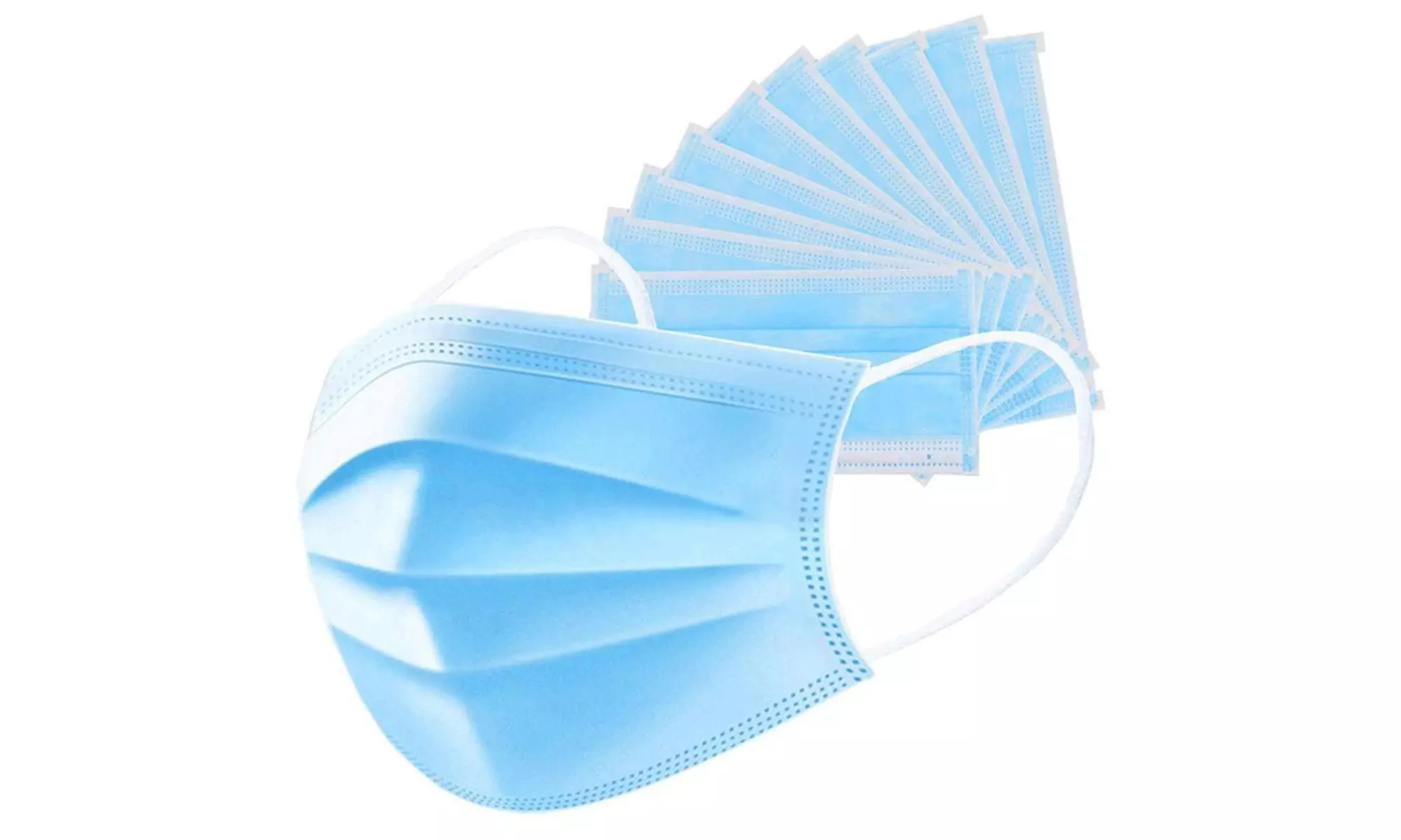 Disposable 3-Layer Non-Medical Earloop Face Masks (50-Pack) - Image 3