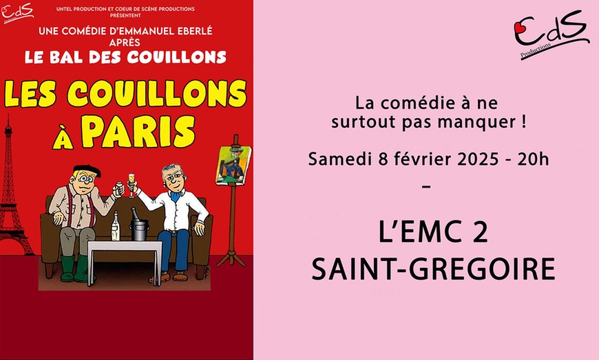 Image 1: Les Couillons à Paris : le 8 février 2025, une soirée pleine de rires