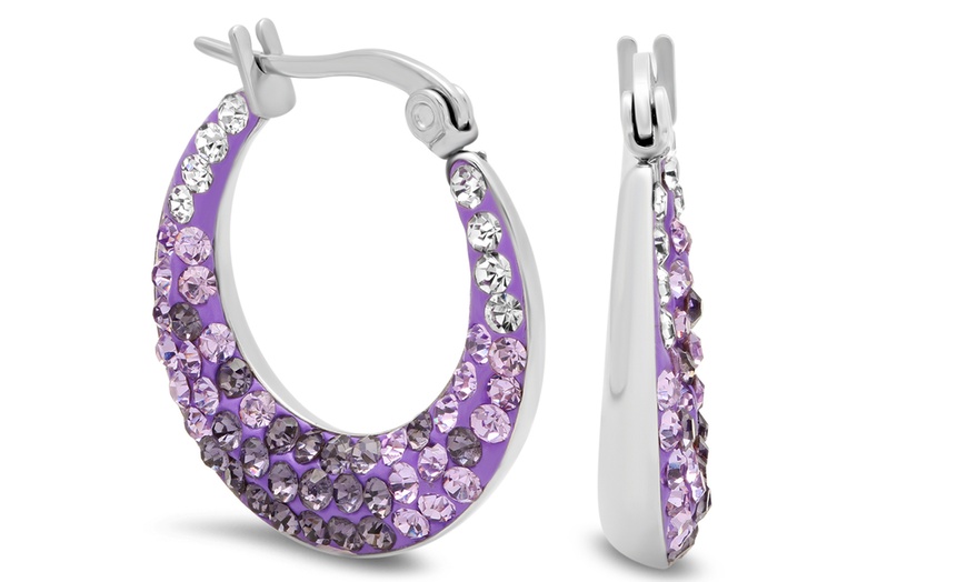 Image 4: Cristal Hoops