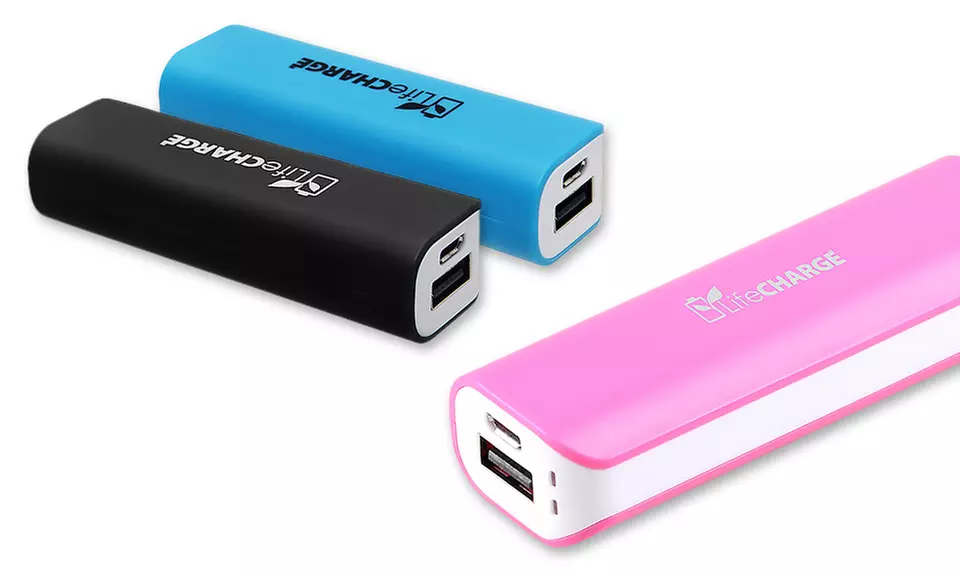 LifeCharge 2,600mAh Battery Charger (2-Pack) - Primary Image