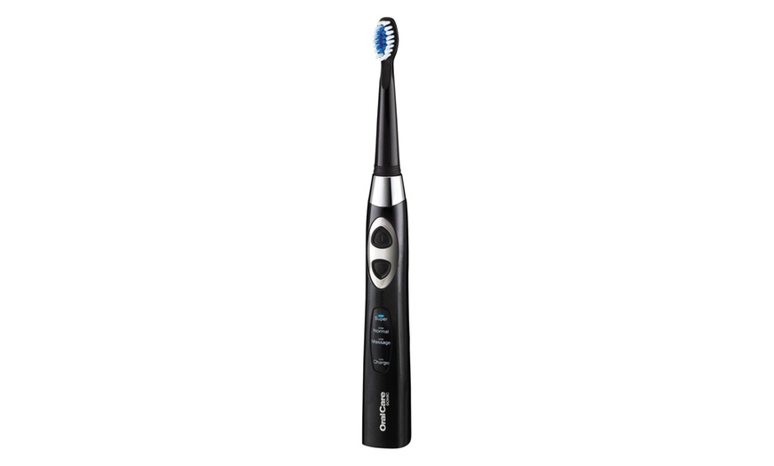 Image 2: Dual Sonic Rechargeable Toothbrush