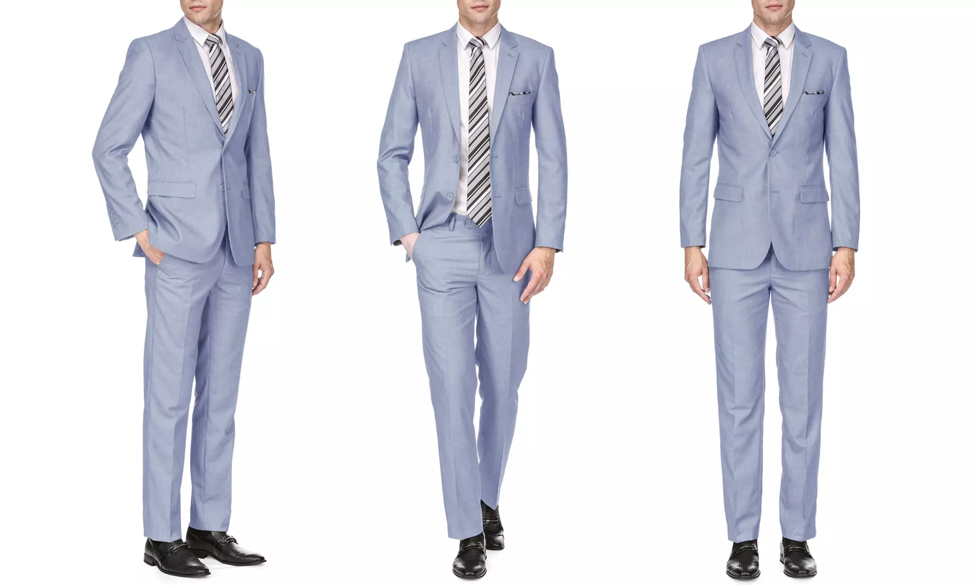 Braveman Solid Slim-Fit Suit (2-Piece) - Second Medium