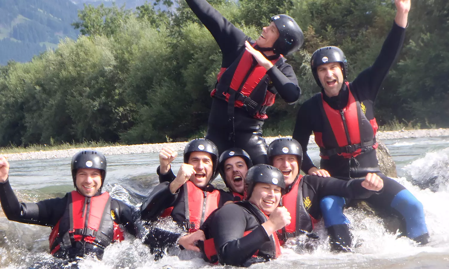 3 Stunden Fun-Rafting-Tour