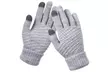 Paire de gants en tricot à fonction tactile et/ou écharpe à franges avec motif cachemire - Image 7
