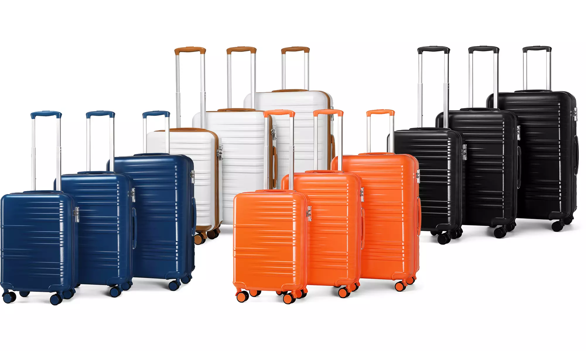 1x oder 3x British Traveller Hartschalen-Reisekoffer in der Farbe und Größe nach Wahl - Primary Image