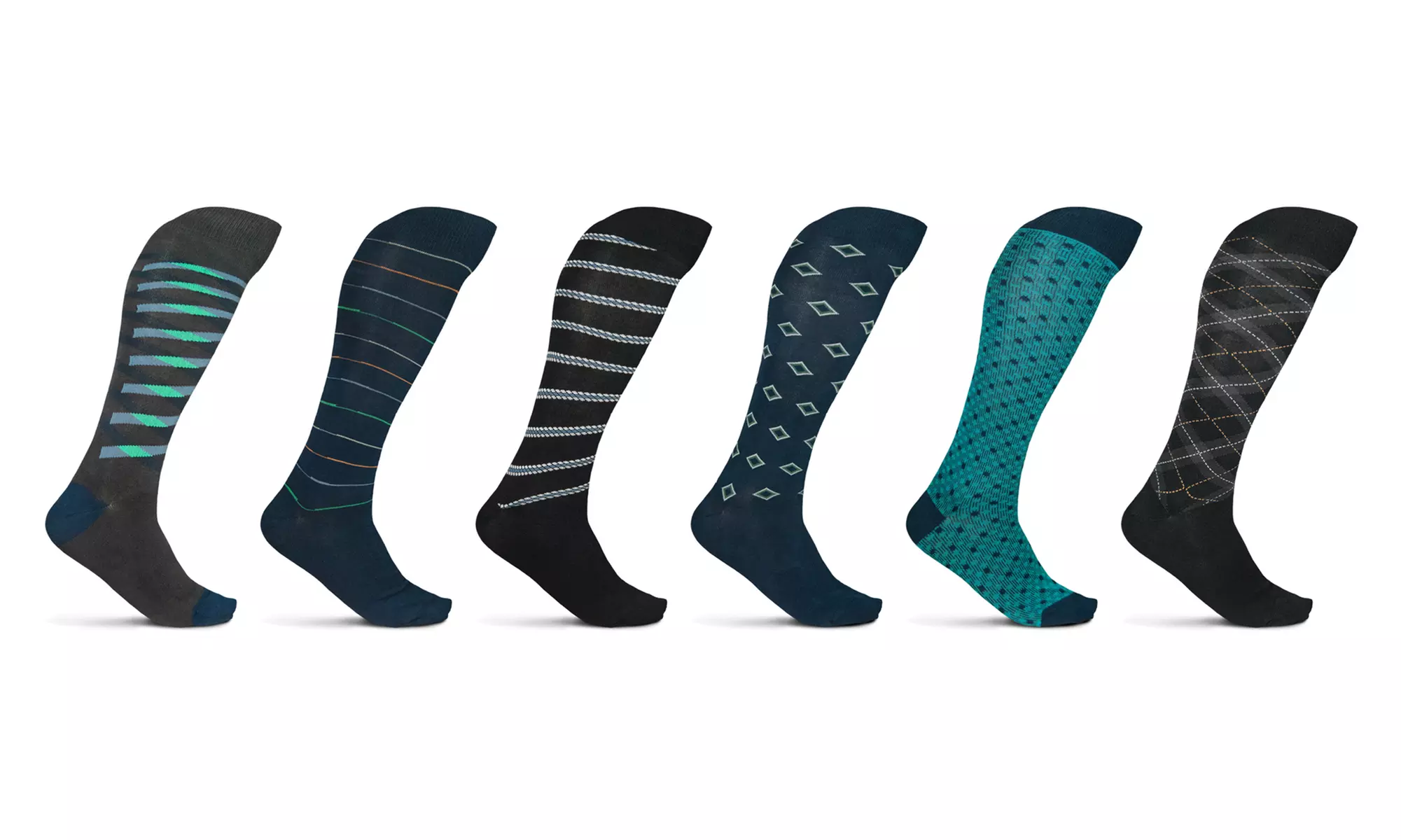 6 Paia Calze Uomo POMPEA Caldo Cotone