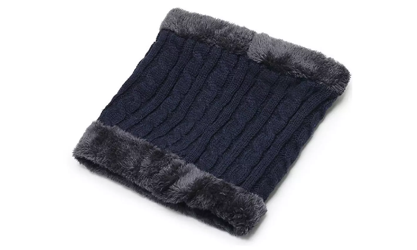 Nekwarmer met imitatiebont