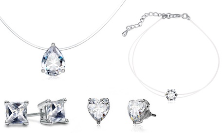 Bracciale, collana o orecchini 5 Chic realizzati con cristalli Swarovski® e disponibili in 4 forme