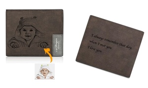 Engraved Photo Wallet