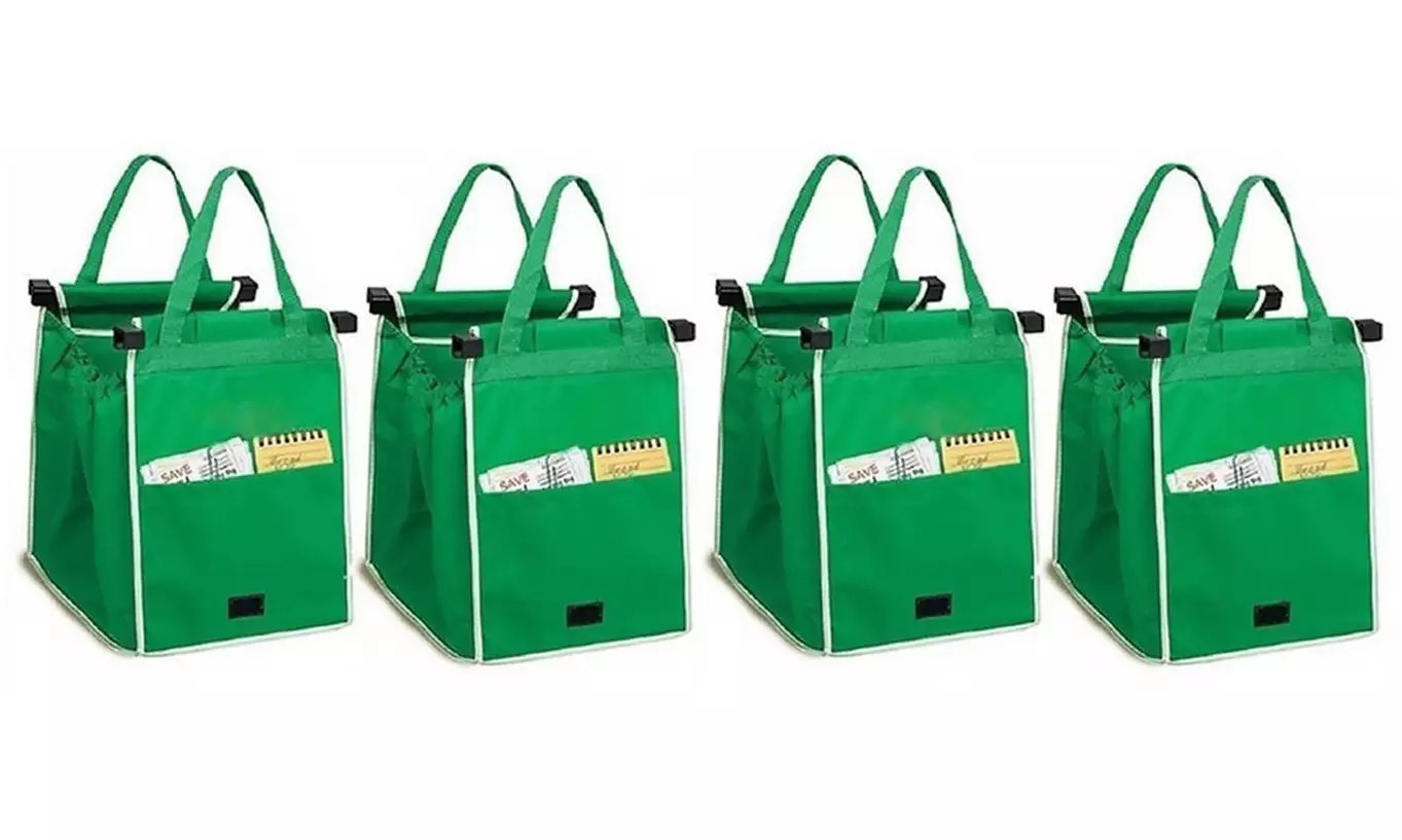 Uno o dos juegos de 2 bolsas de supermercado reutilizables - Second Medium