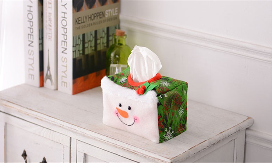 Image 1: Christmas Tissue Box 