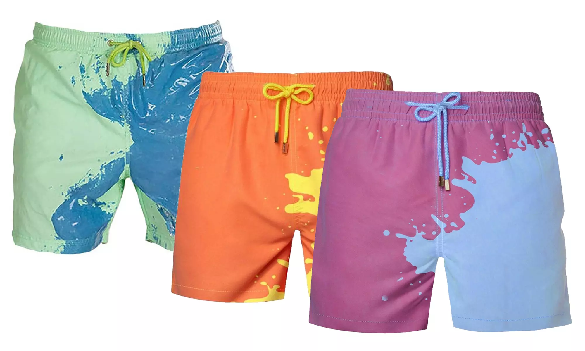 Short de bain pour homme à couleurs changeantes - Primary Image