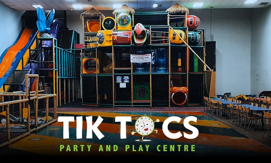 Image 2: Entry Tickets with Meals and Drinks at Tik Tocs Party and Play Centre