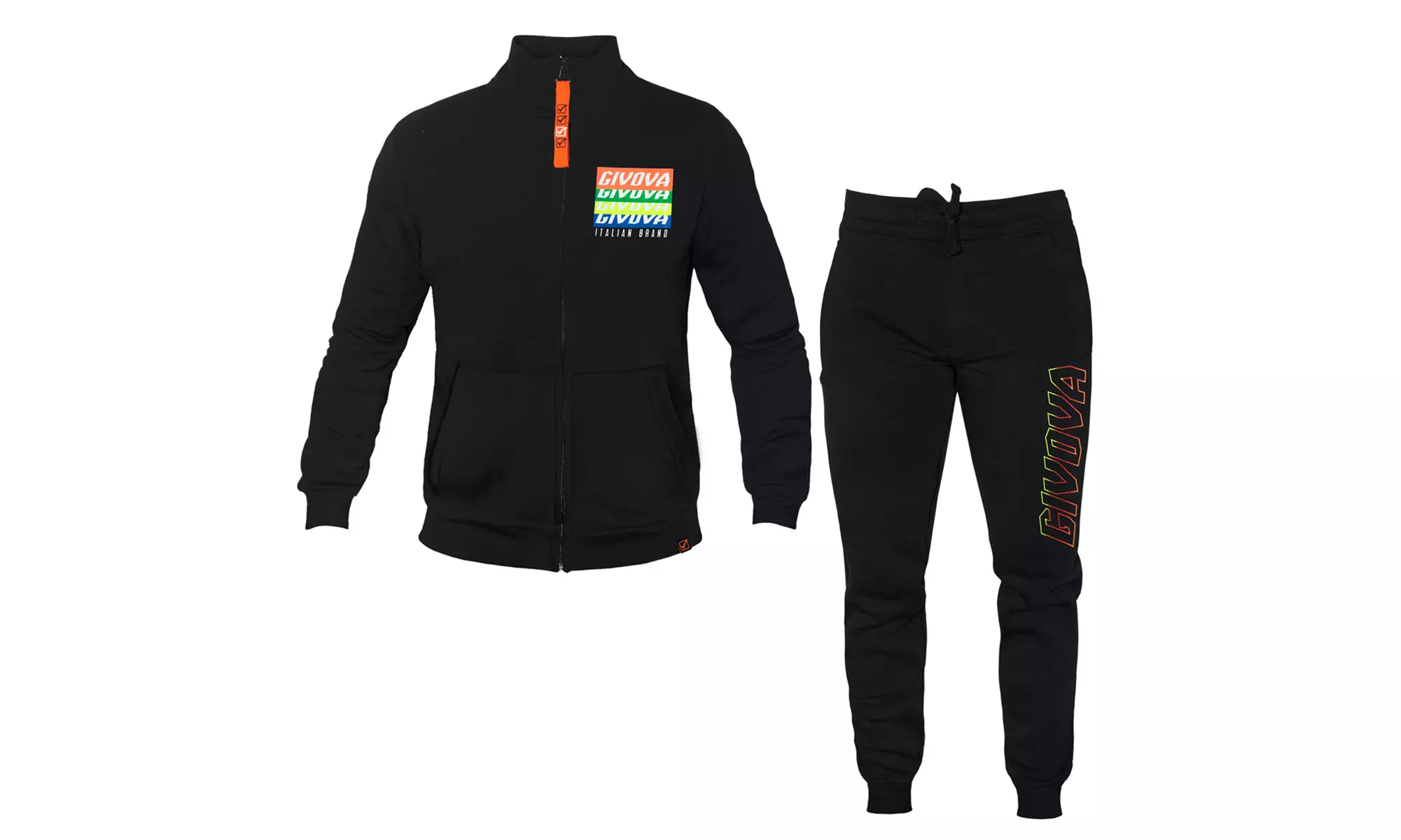 Tuta Uomo Givova in cotone felpato