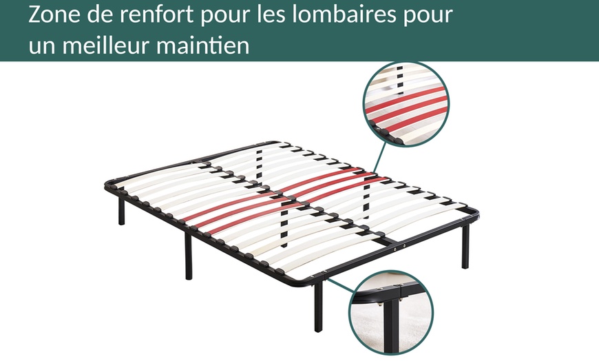 Image 11: Sommier Orthosense orthopédique, renfort lombaire, Sampur