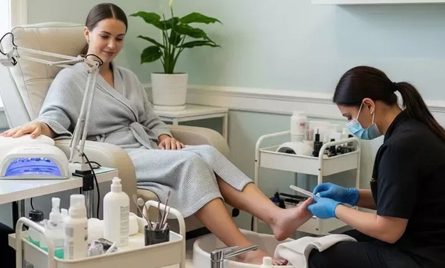 Image 2: Up to 57% Off on Nail Spa/Salon - Manicure at Facial Harmony By Bee