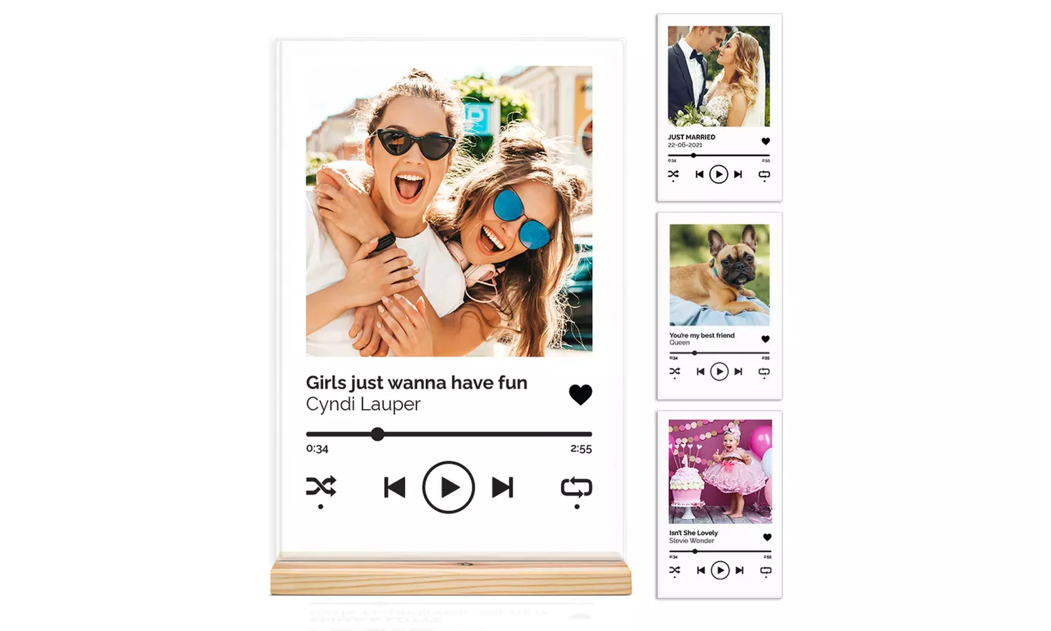 Gepersonaliseerde muziekplaat