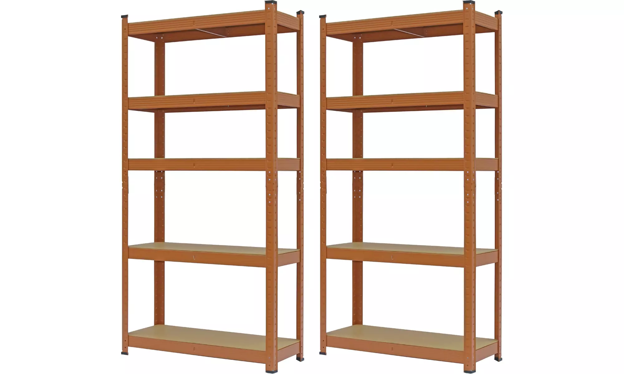 Set di 2 scaffali in metallo